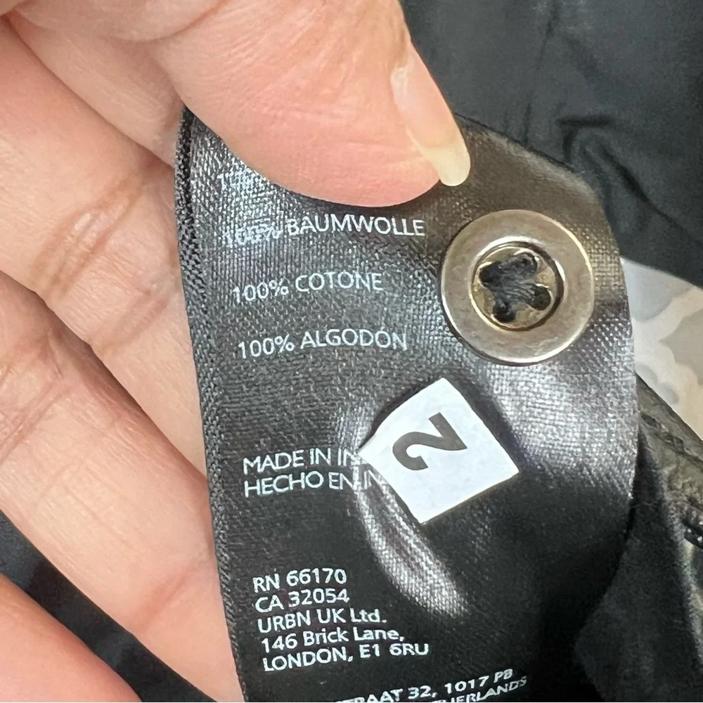 NWT Anthropologie Pilcro Black Long-Sleeve Belt-Waist Blouse - Picture 13 of 13